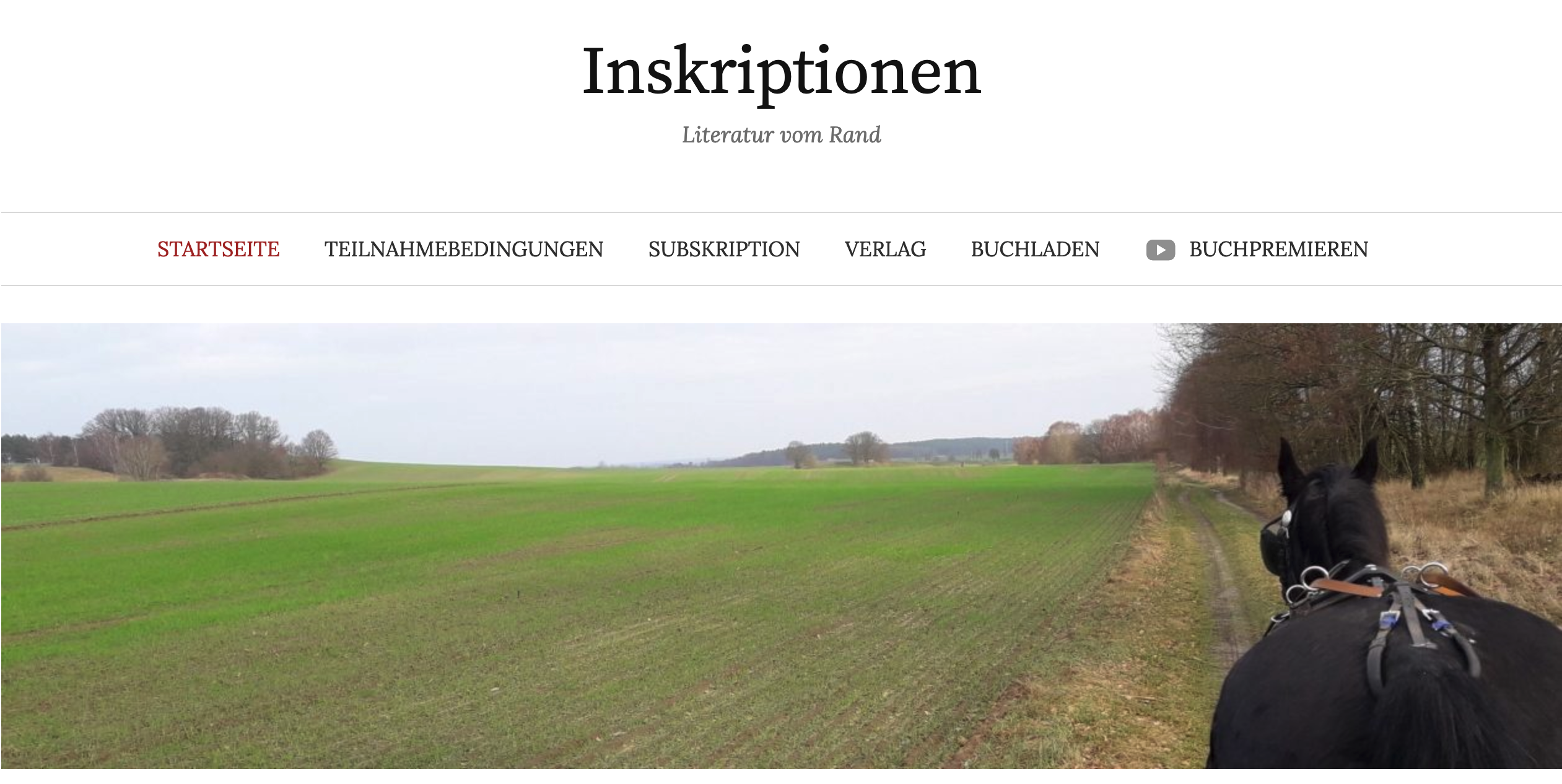 Bild der Webseite "Inskriptionen.de"